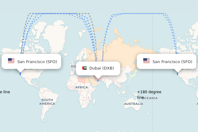 DXB-SFO