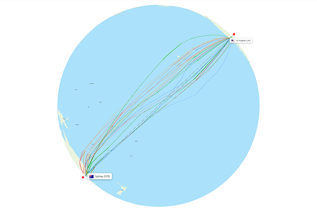 LAX-SYD